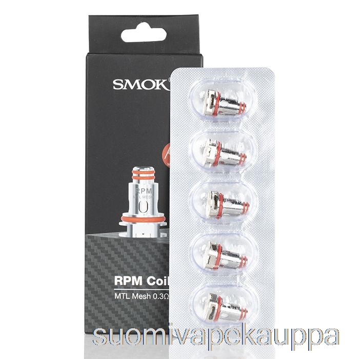 Vape Nesteet Smok Rpm Vaihtokelat 0,3 Ohm Rpm Mtl Mesh Kelat